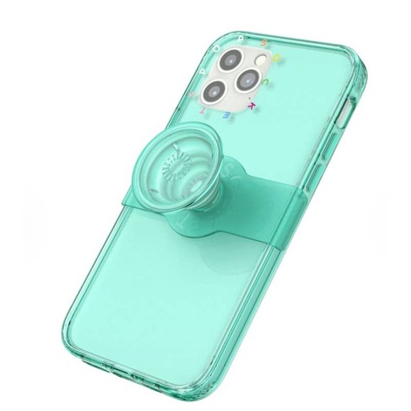 Popsockets PopCase Clears for iPhone 12 & 12 Pro, Spearmint - Free Shipping - Picture 1 of 6